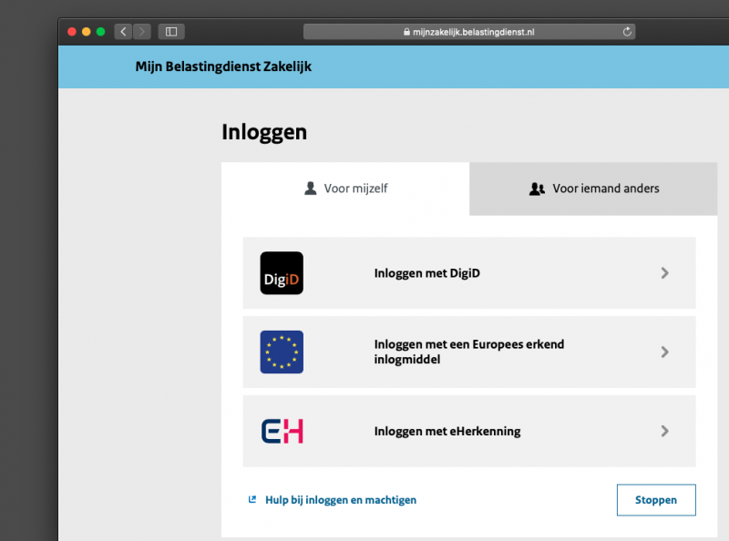 Belastingdienst inloggen voor btw-aangifte