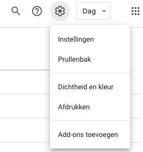 Google Agenda koppelen stap 1.