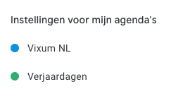 Google Agenda koppelen stap 2.