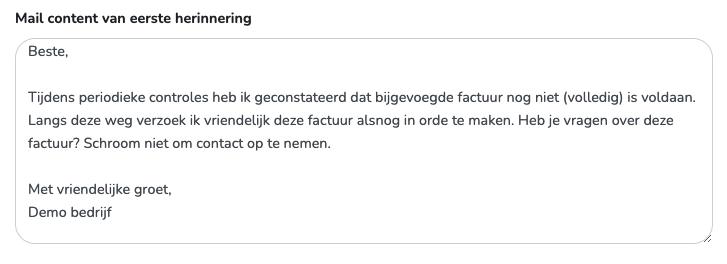 huiselijk Senaat Oost Timor Een betalingsherinnering of herinnering factuur sturen als zzp'er - Vixum